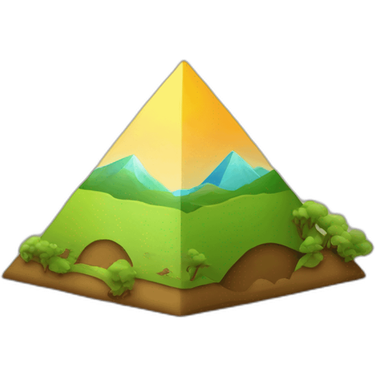 pyramide with environnement emoji