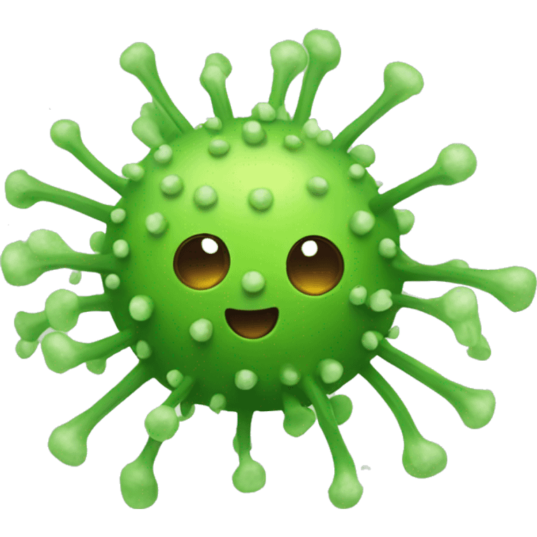 Cute Varicella zoster virus emoji