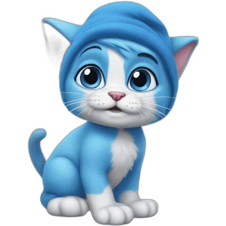 smurf cat meme emoji