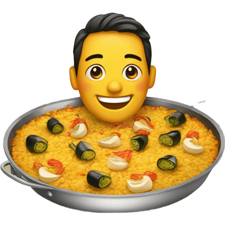 paella valenciana sonriendo emoji