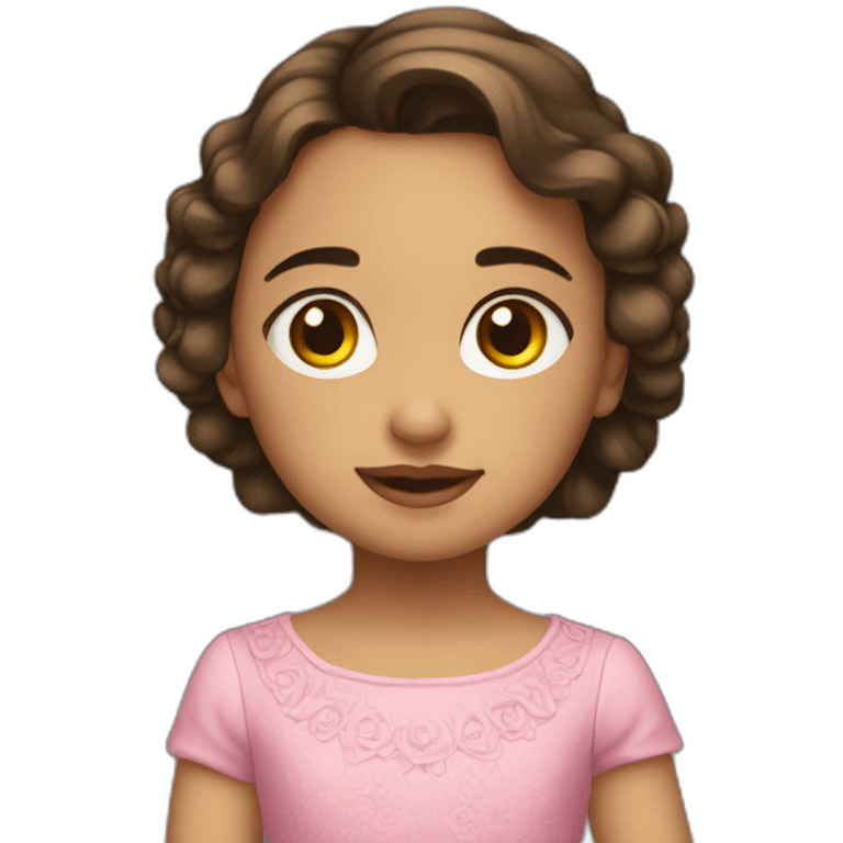 la niña enamorada emoji