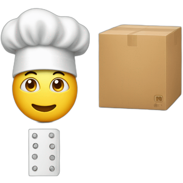 Box with chef hat emoji