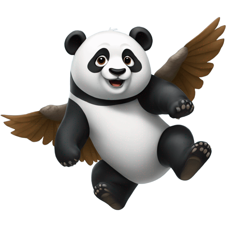 Panda volador  emoji