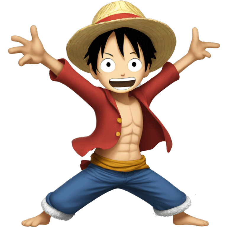 luffy dancing emoji