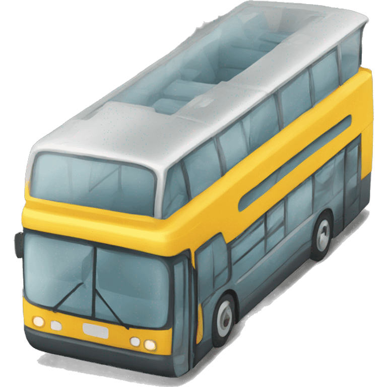 Long bus emoji