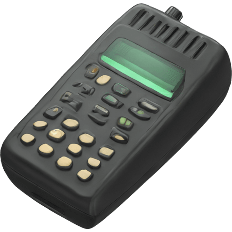 80's Walkie talkie emoji