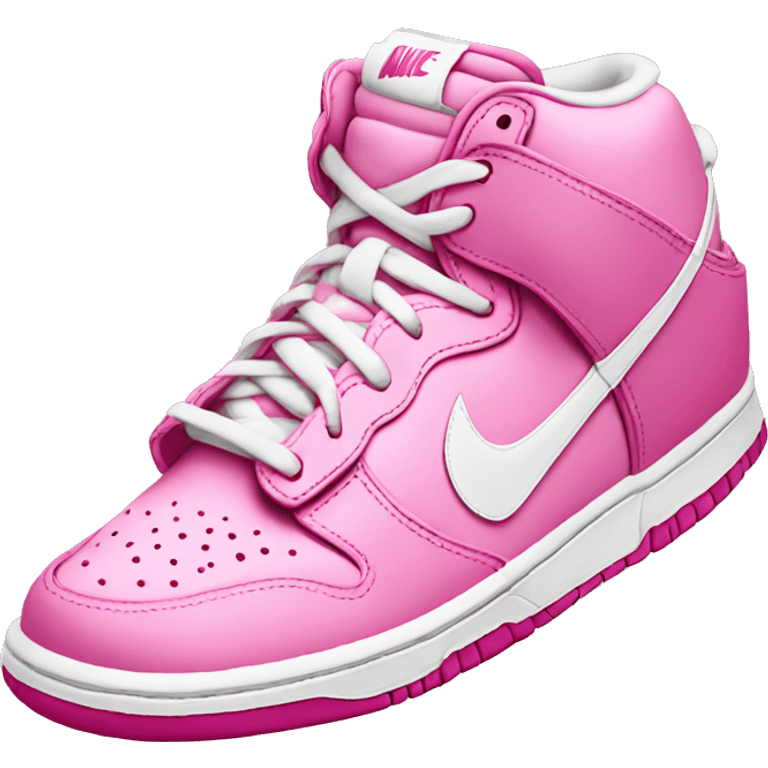 Pink Nike dunks  emoji