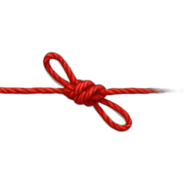 Red string emoji