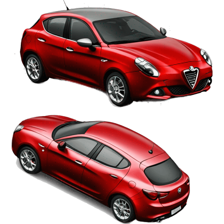 Alfa Romeo Giulietta 2013 red emoji