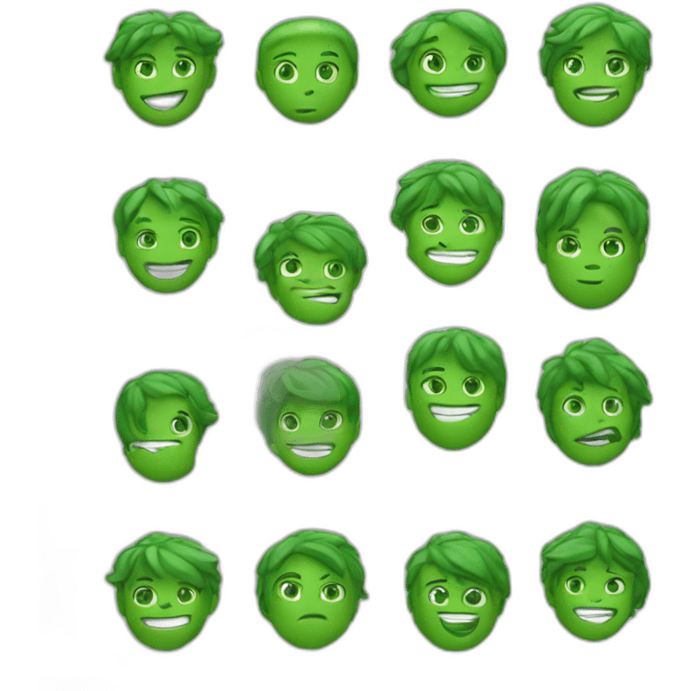 Cœur vert foncé emoji