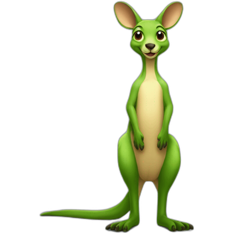 green kangaroo emoji