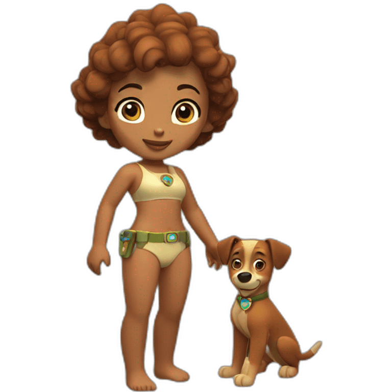 Naturist female paw patrol emoji