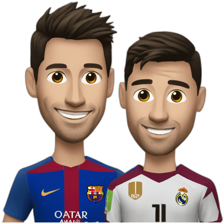 Messi et Ronaldo  emoji