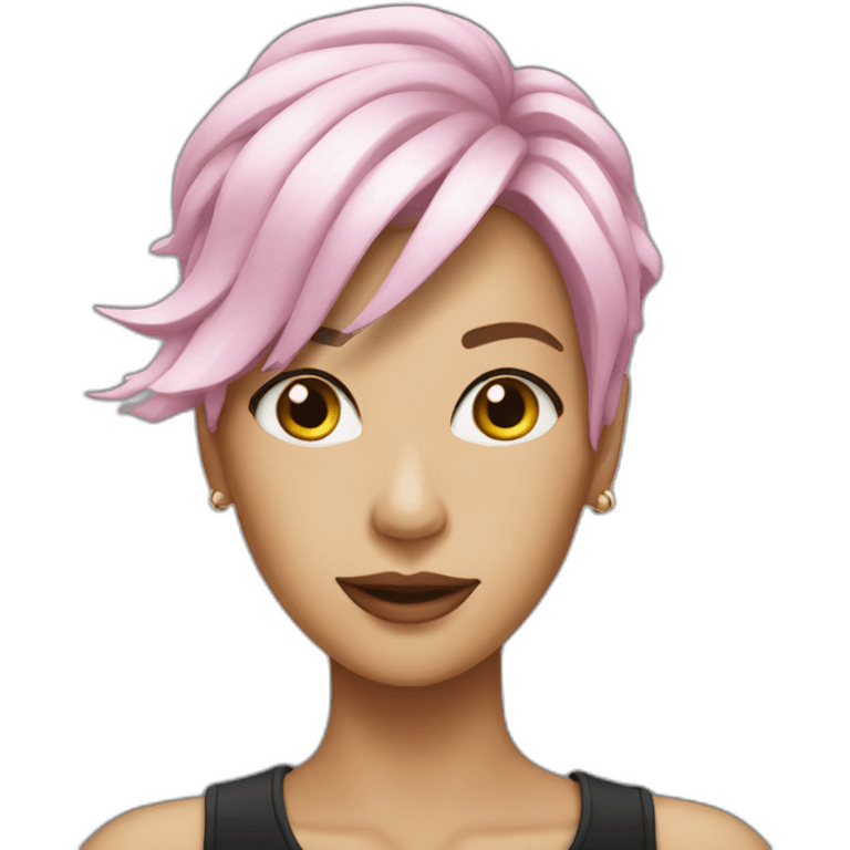 Singer pink emoji