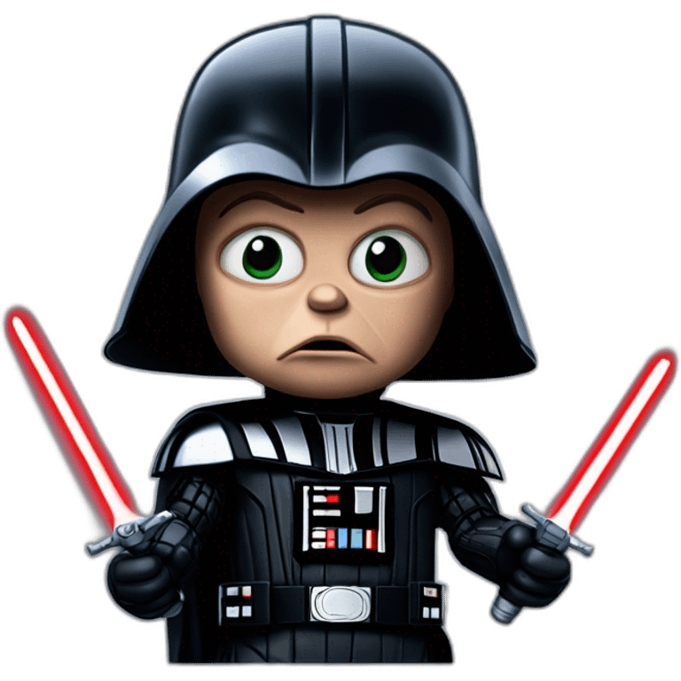 Chucky as Darth vader emoji