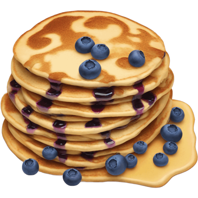 blueberry pancake emoji