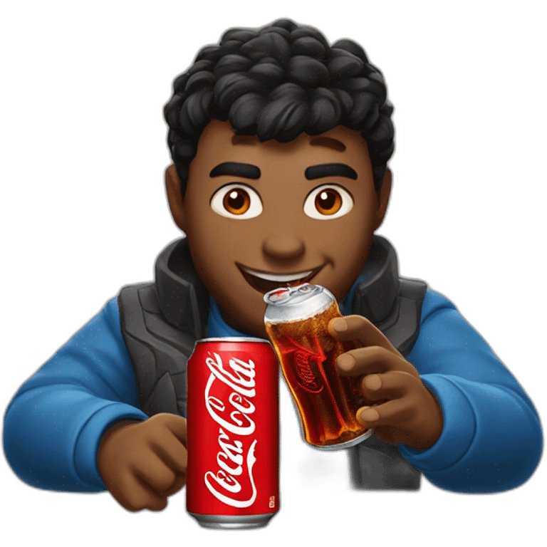 Dragonfire drinks Coca-Cola emoji