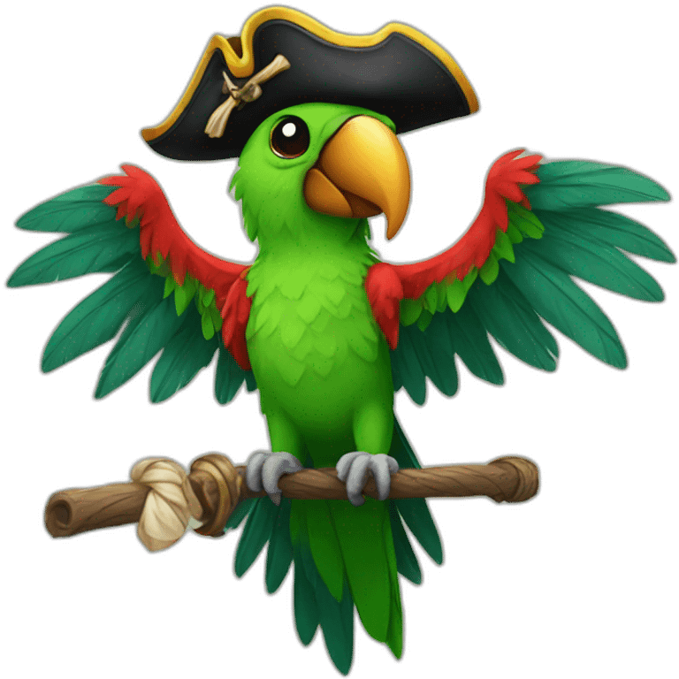 Pirate Parrot emoji