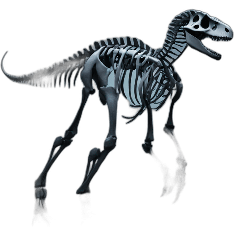 Skeletal Dinosaur night at the museum emoji