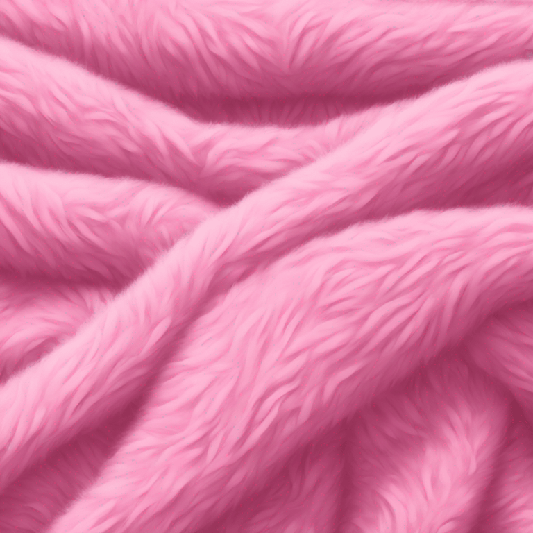 Fluffy pink blanket  emoji