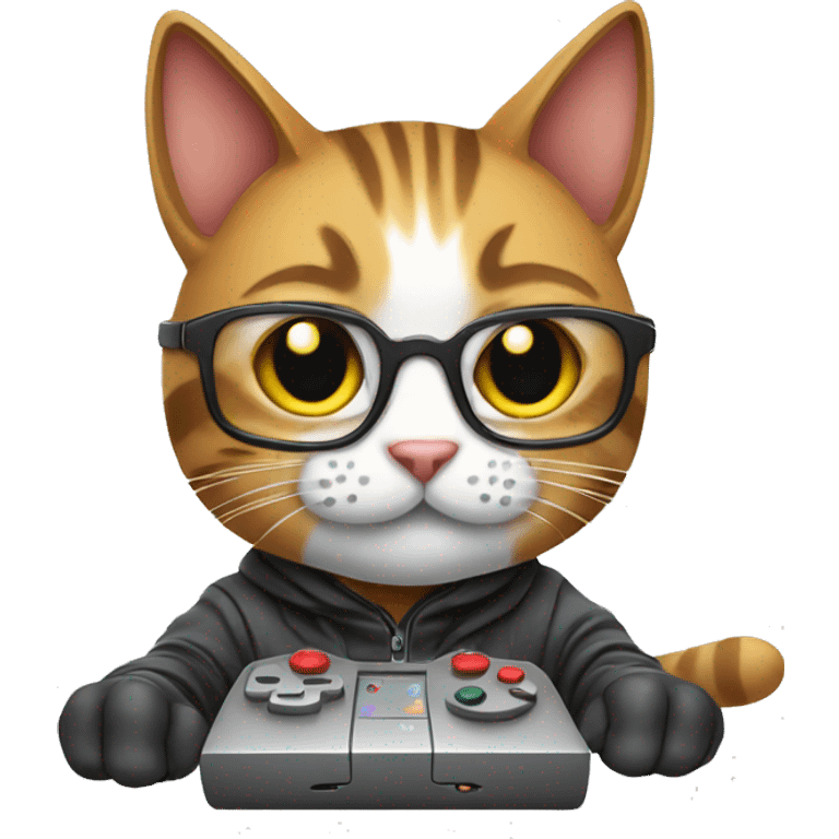 a cat gamer emoji