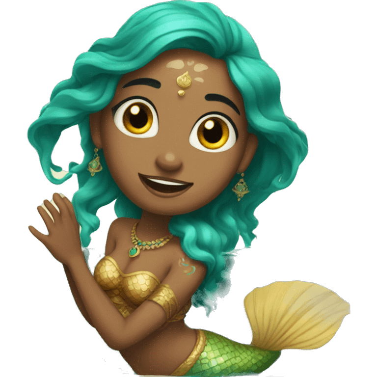 mermaid of india  emoji