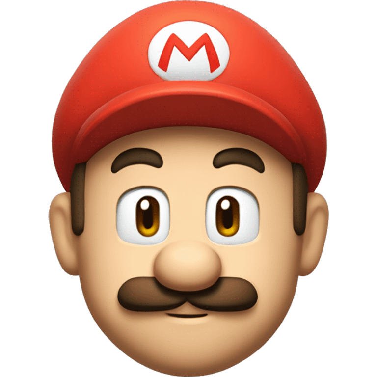 Mario tête mario emoji