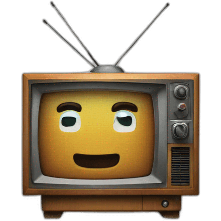 pixeled old tv emoji