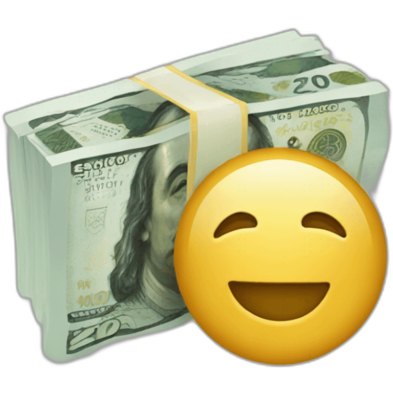 Billet euros  emoji