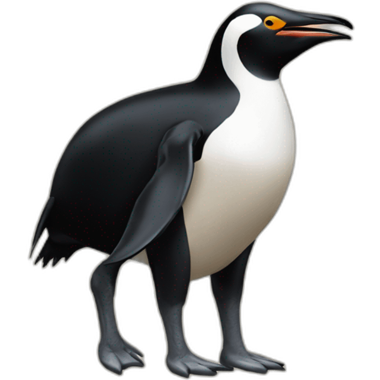 half penguin half Wildebeest emoji