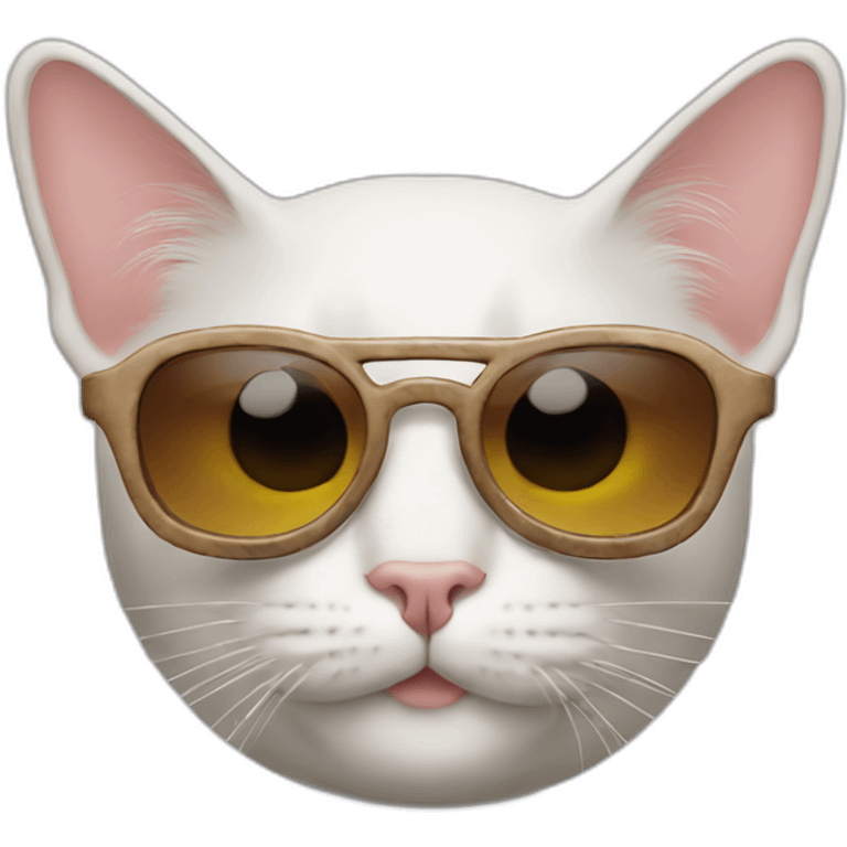 A CAT WESRING SUNGLASSES emoji