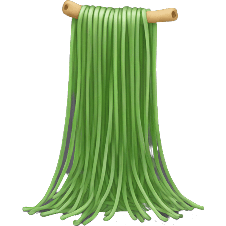 Green spaghetti  emoji