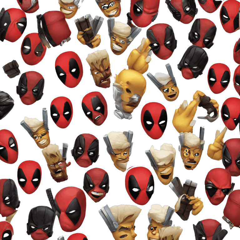 Deadpool wolverine emoji