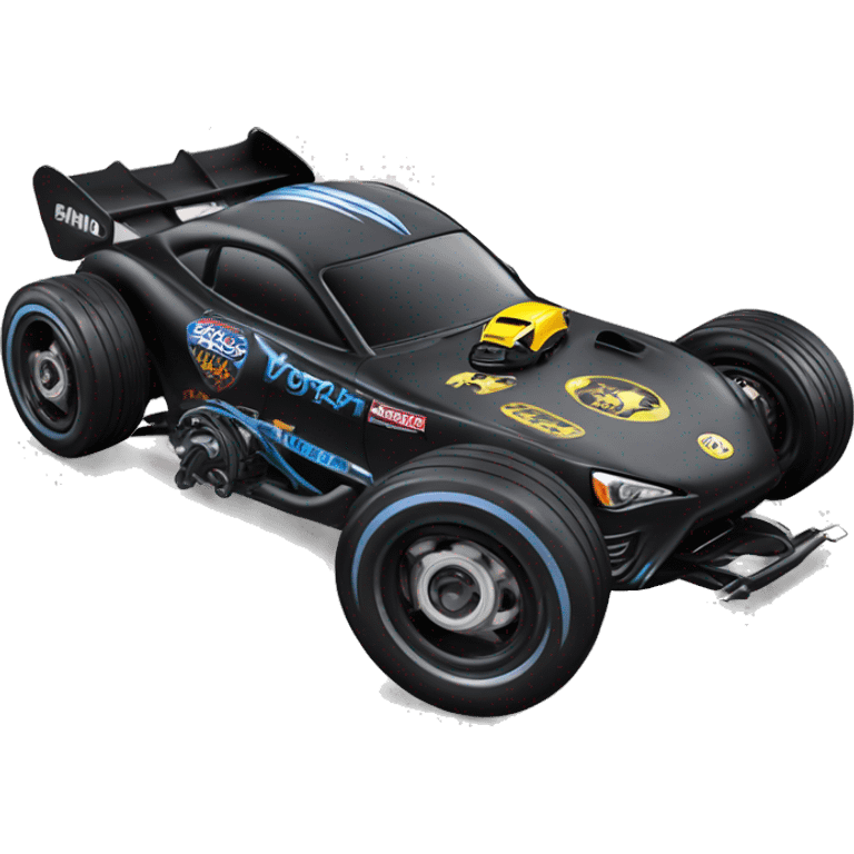 Radio Controlled Toyota 86 Batman’s favorite, shaped like a top fuel Dragster with exposed suspension  emoji