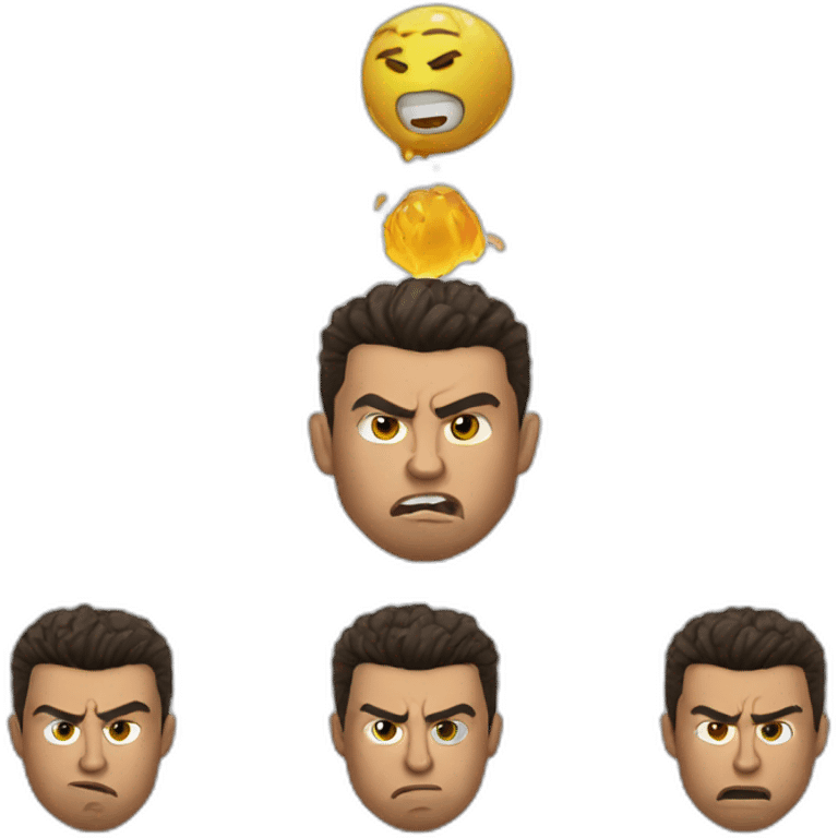 Ronaldo is angry emoji