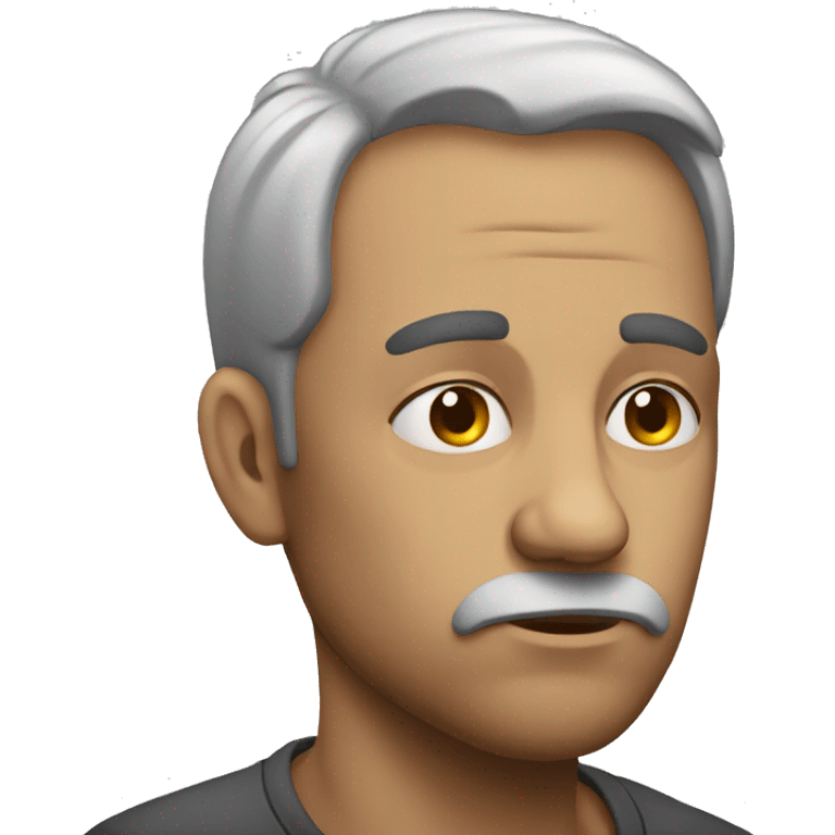 depressing man emoji