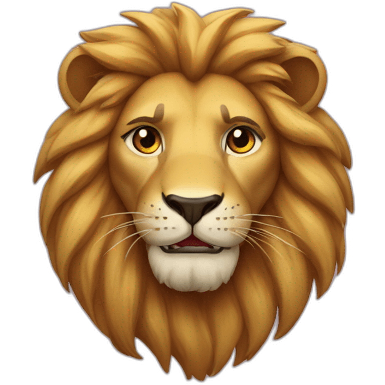 Lion blan emoji