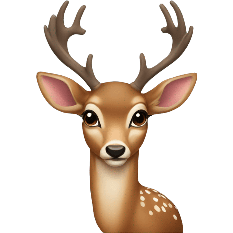 coquette deer emoji