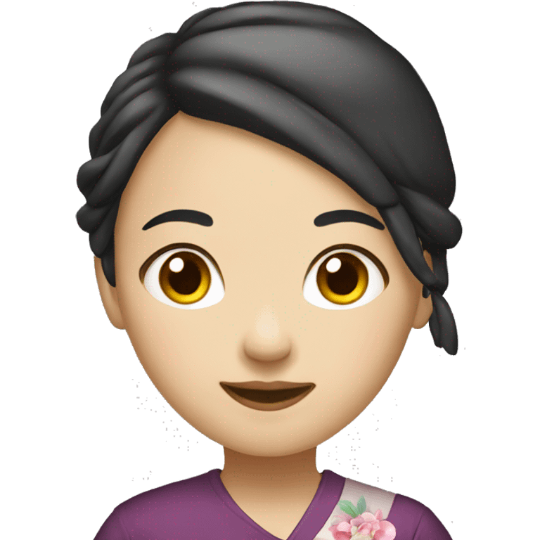 a chinese girl emoji