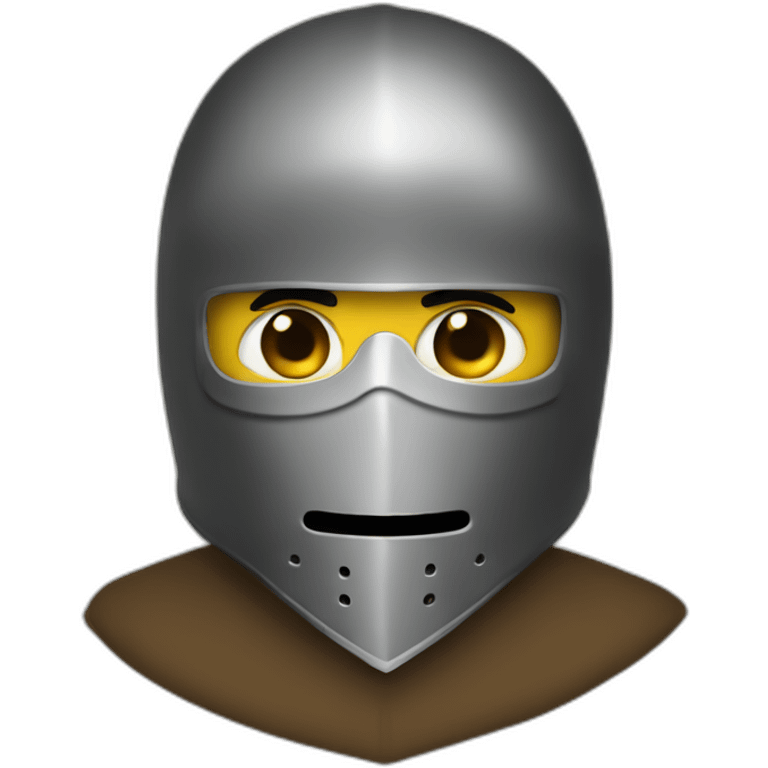 medieval saboteur wearing mask emoji