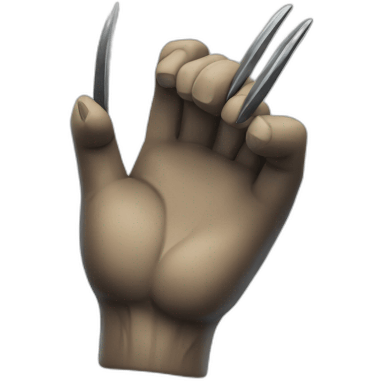 wolverine (Claw hand) emoji