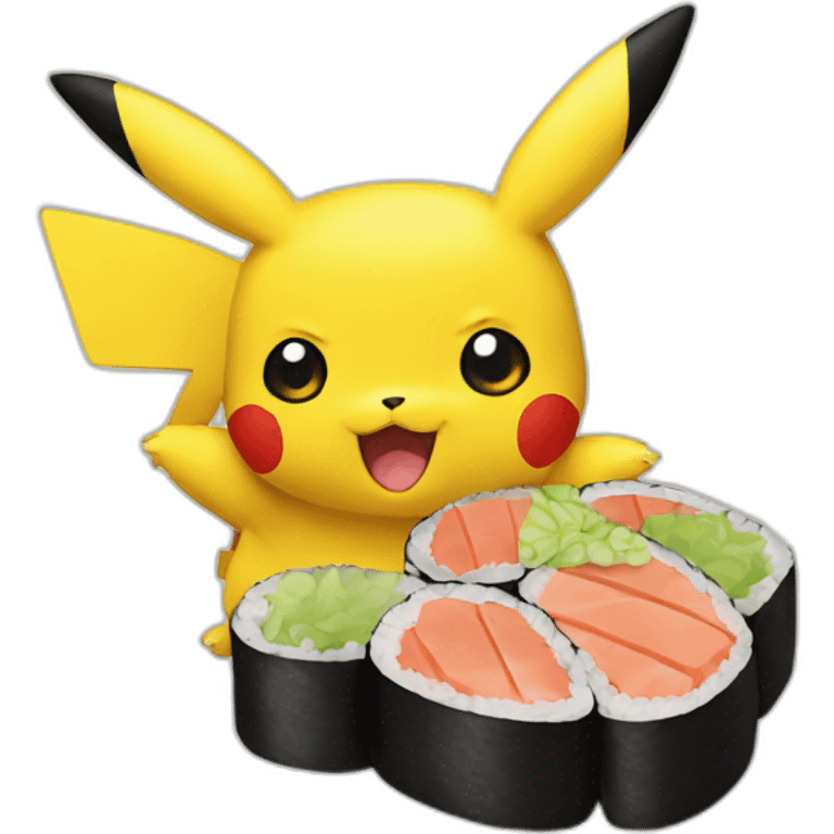 Pikachu sushi  emoji