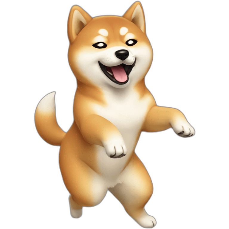 Shiba Inu dance emoji