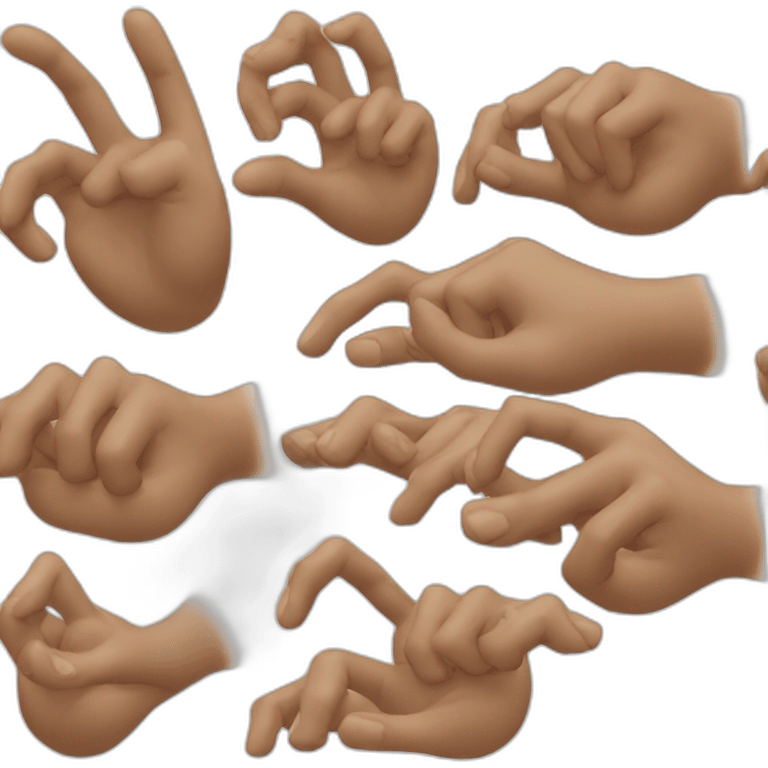 Third finger from e.t. emoji