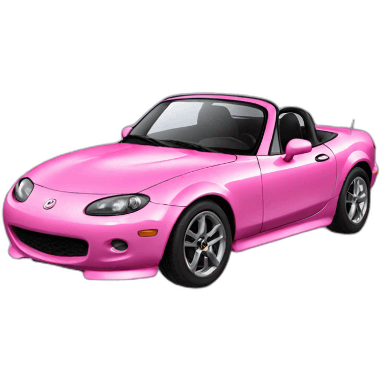 miata pink like cake emoji