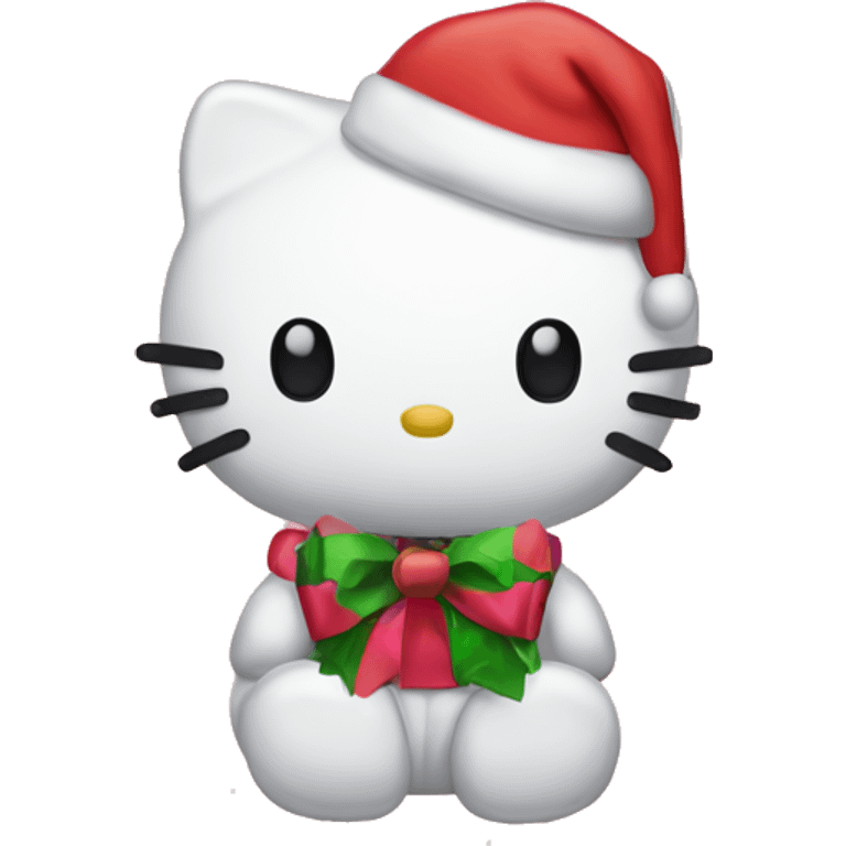 Hello kitty Christmas  emoji