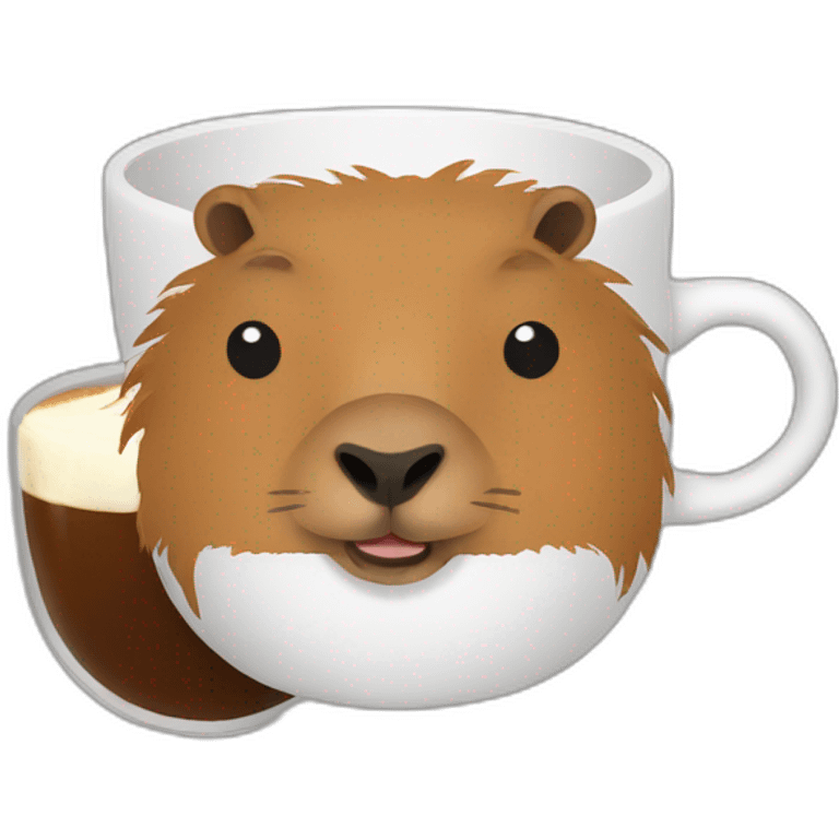 capybara coffee emoji