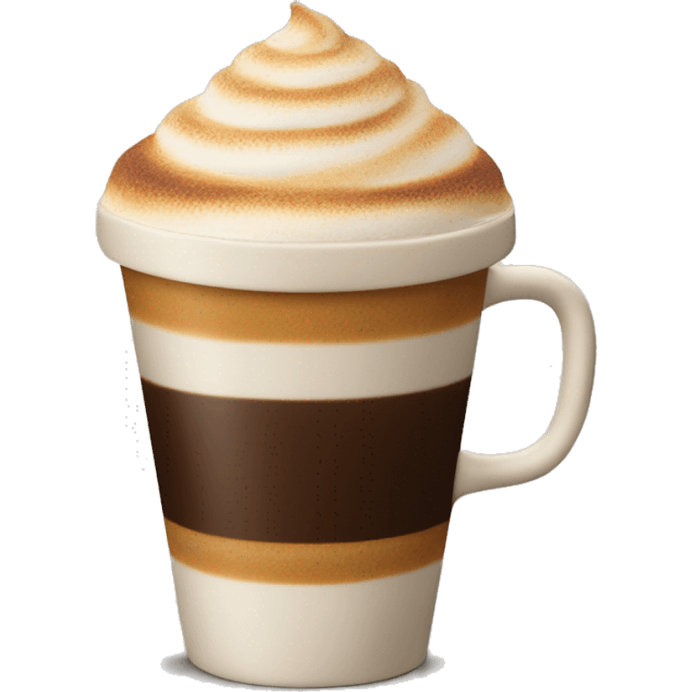 Big cappuccino from takeaway McDonald’s emoji