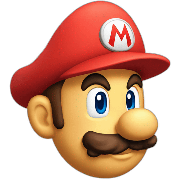 Mario chapeau rouge emoji