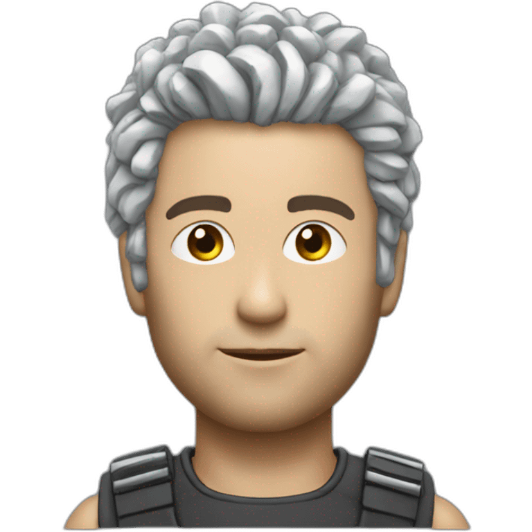 adam pranica with borg implant emoji